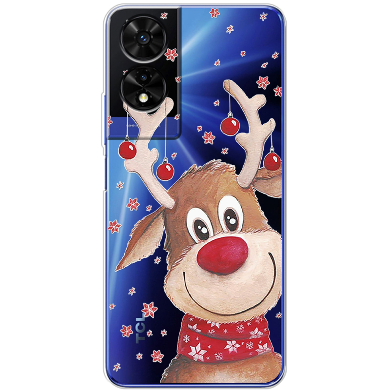 Прозорий чохол BoxFace TCL 505 Winter Deer