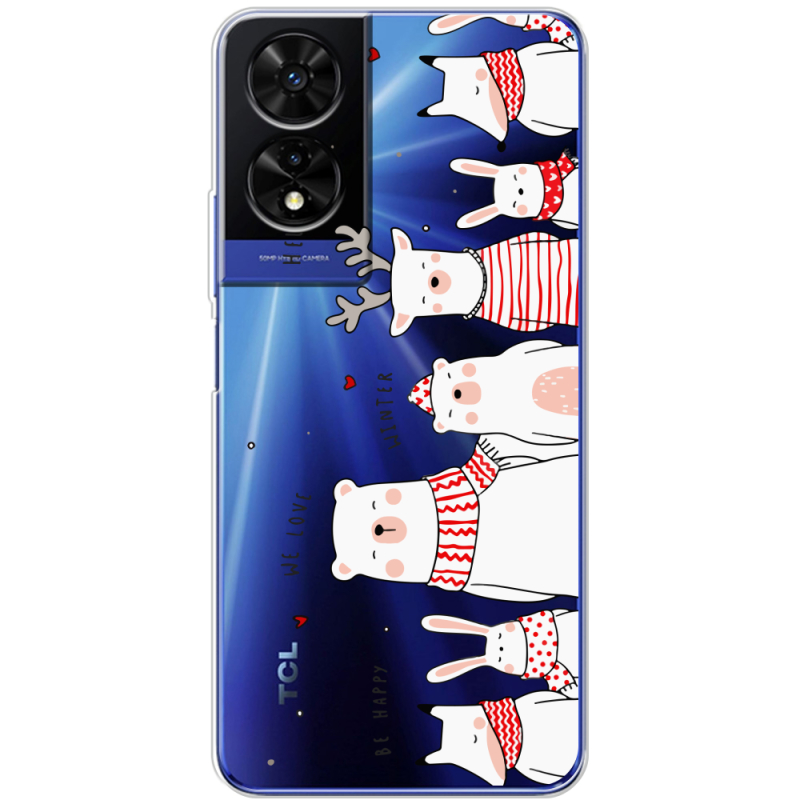 Прозорий чохол BoxFace TCL 505 The Friendly Beasts