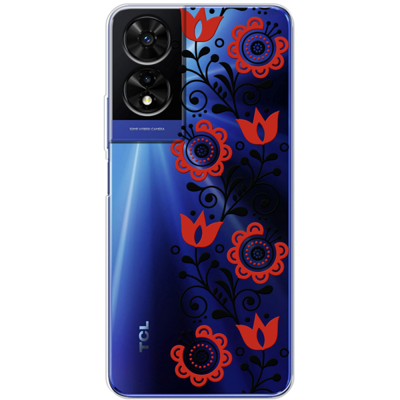 Прозорий чохол BoxFace TCL 505 Ethno Ornament