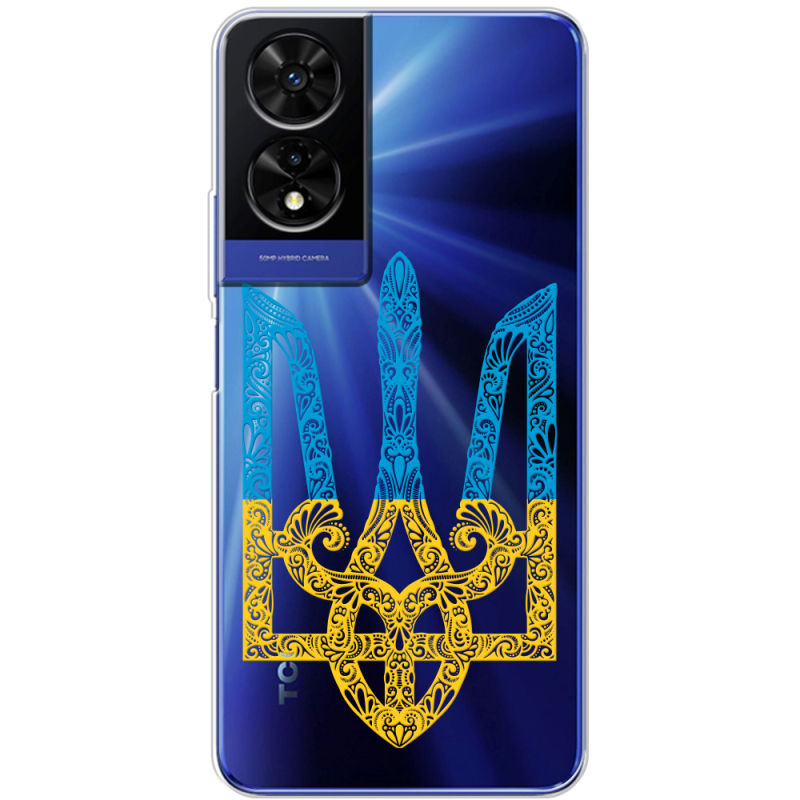 Прозорий чохол BoxFace TCL 505 Gold Trident