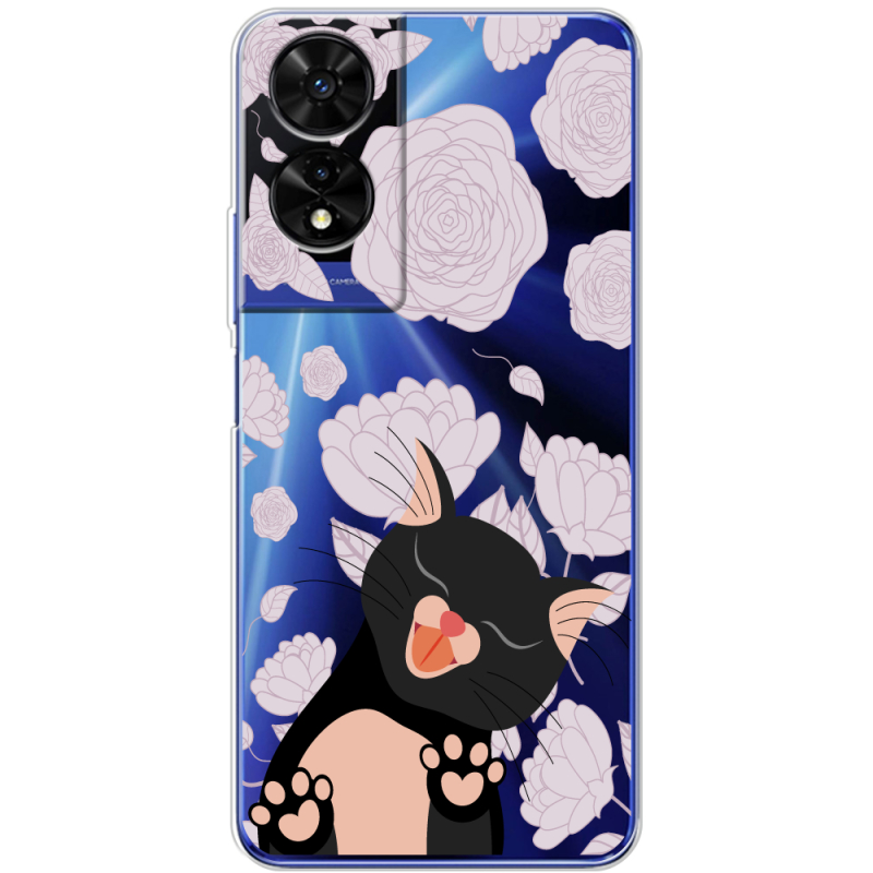 Прозорий чохол BoxFace TCL 505 Meow