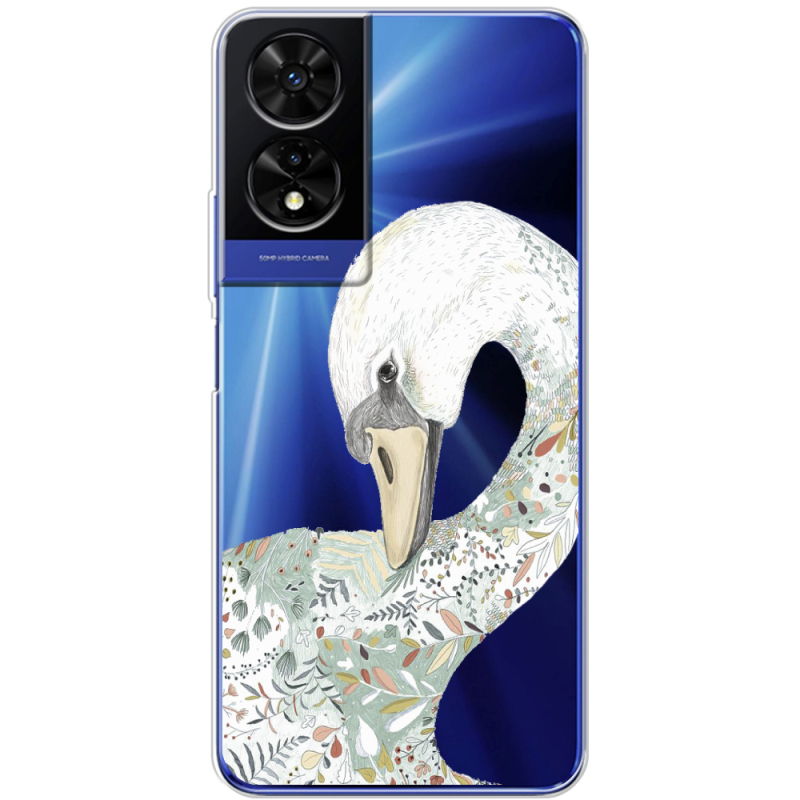 Прозорий чохол BoxFace TCL 505 Swan