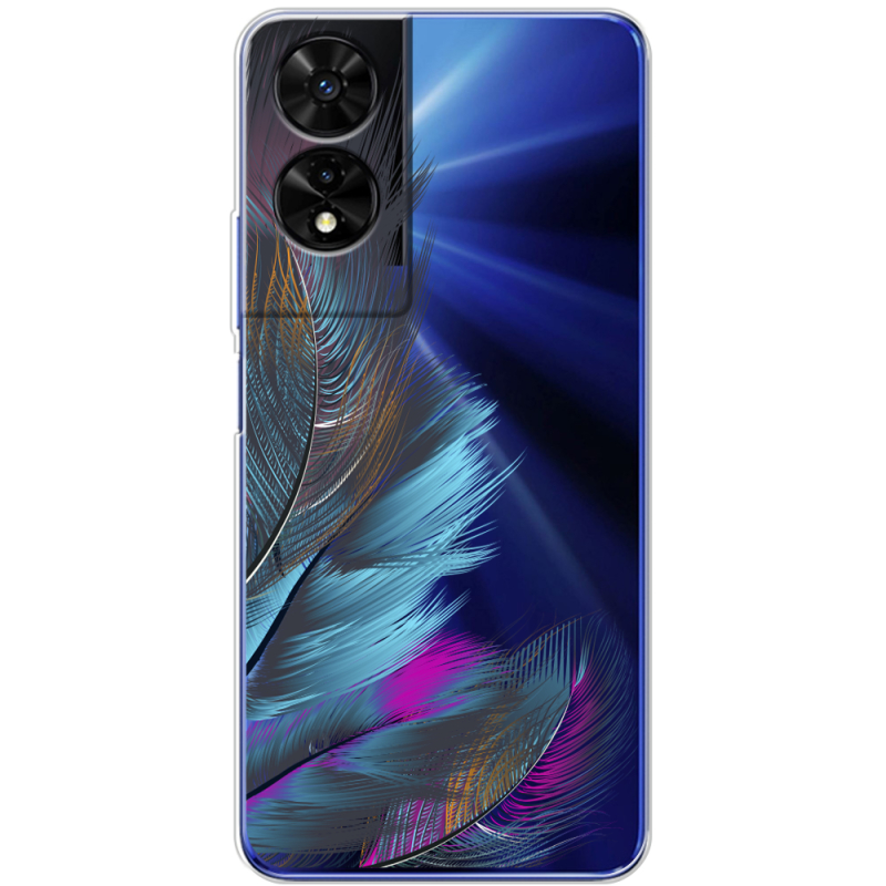 Прозорий чохол BoxFace TCL 505 Feathers