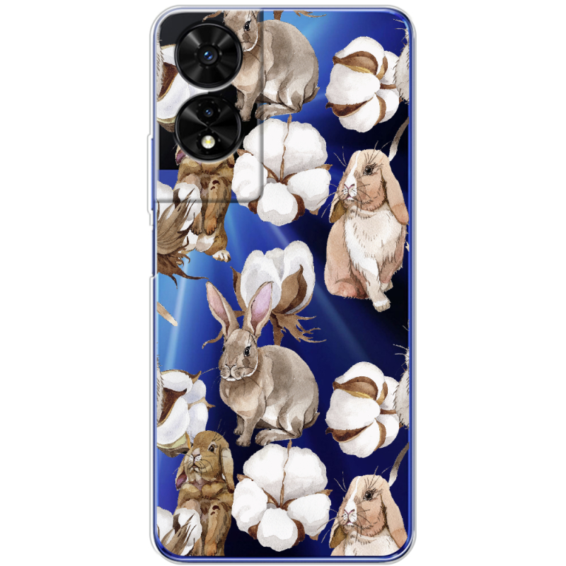 Прозорий чохол BoxFace TCL 505 Cotton and Rabbits