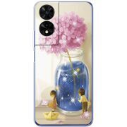 Чохол зі стразами TCL 505 Little Boy and Girl