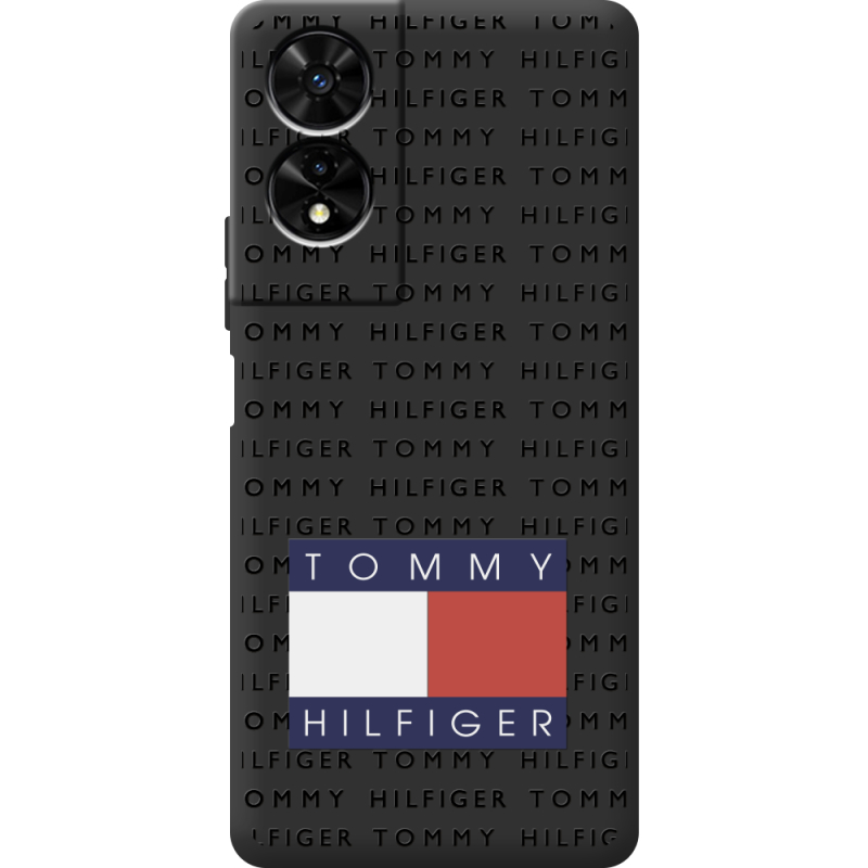 Чорний чохол BoxFace TCL 505 Tommy Print