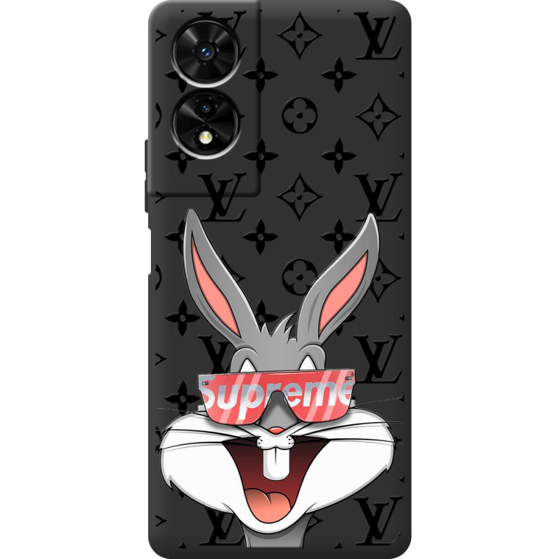 Чорний чохол BoxFace TCL 505 looney bunny