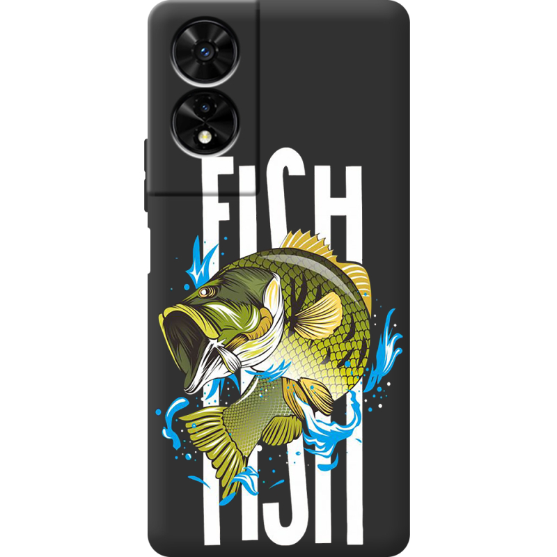 Чорний чохол BoxFace TCL 505 Fish