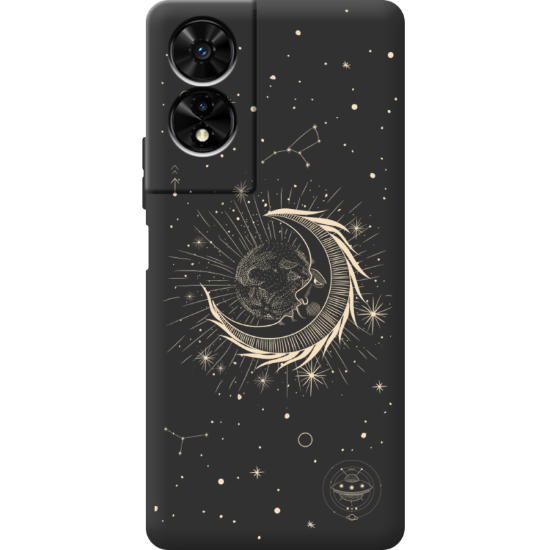 Чорний чохол BoxFace TCL 505 Moon