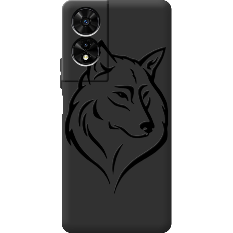 Чорний чохол BoxFace TCL 505 Wolf