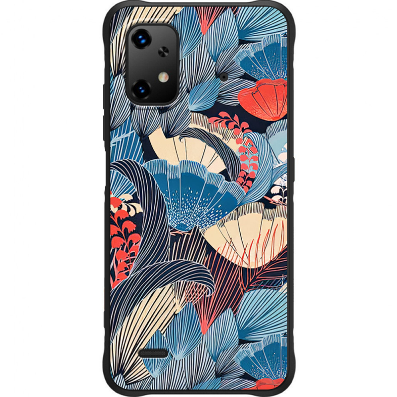 Чохол BoxFace Umidigi Bison X20 Blue Herb