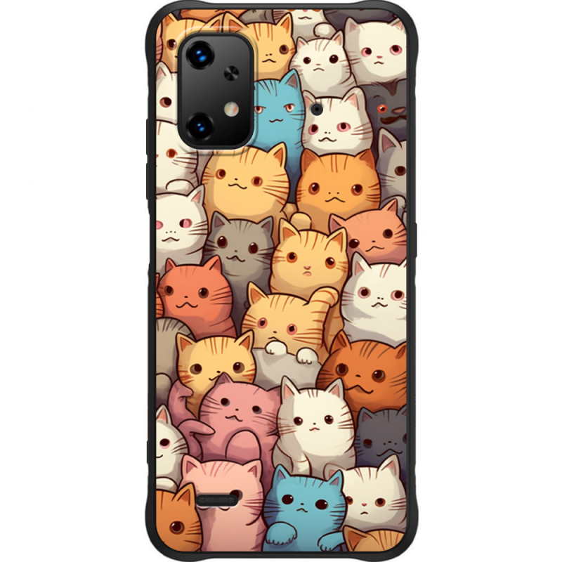 Чохол BoxFace Umidigi Bison X20 Котики муркотики
