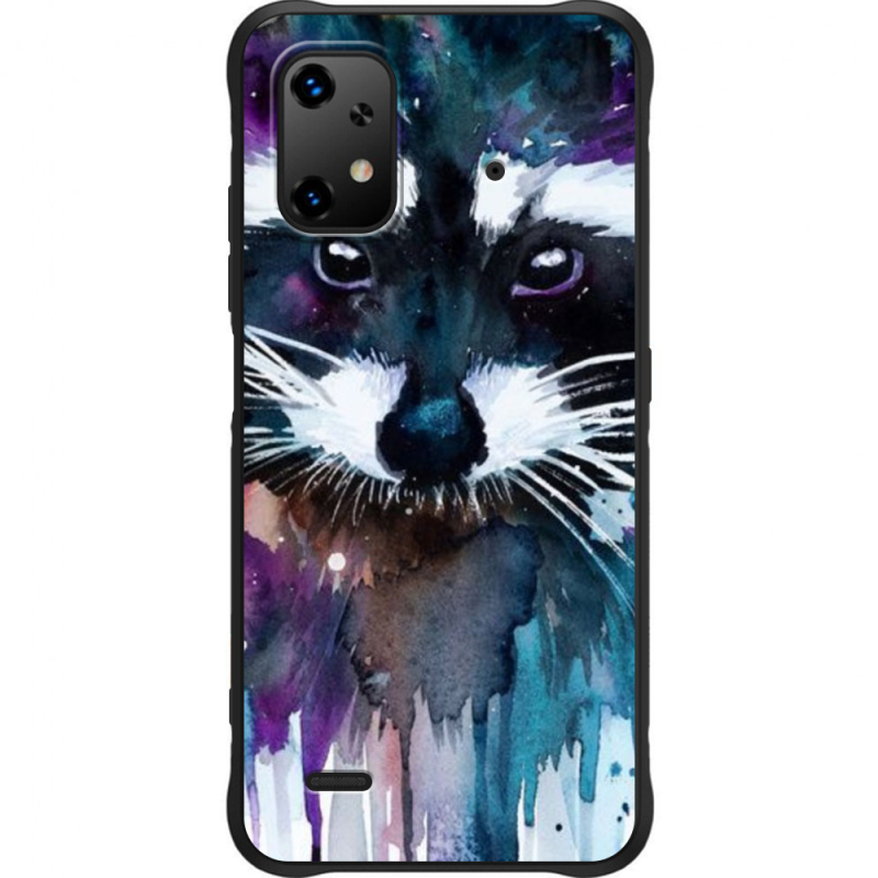 Чохол BoxFace Umidigi Bison X20 Акварельный енот