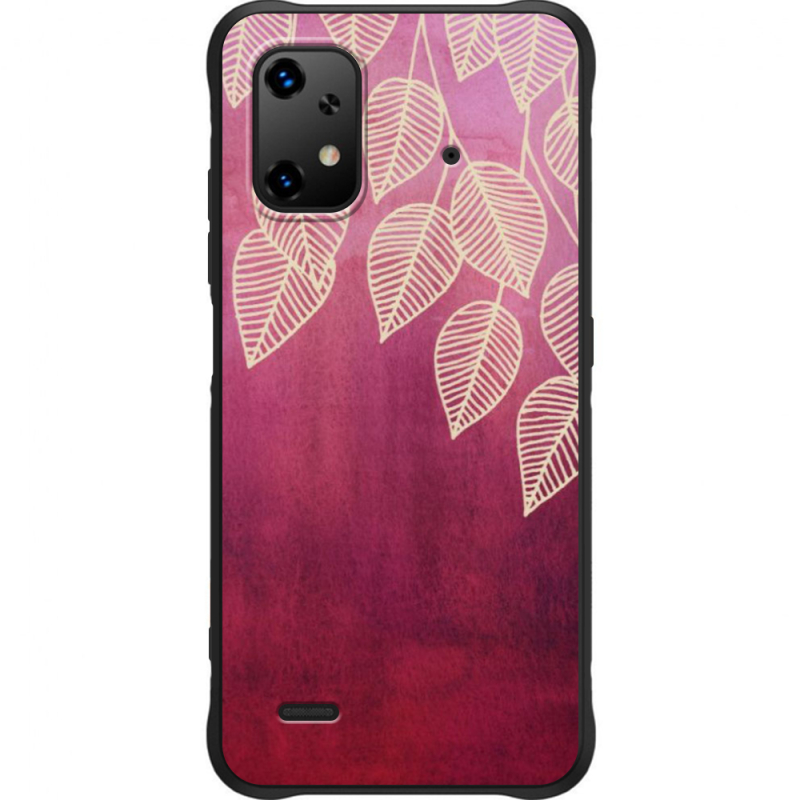 Чохол BoxFace Umidigi Bison X20 Gold Leaves