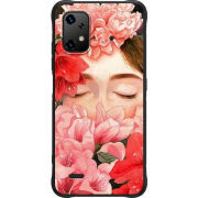 Чохол BoxFace Umidigi Bison X20 Girl in Flowers