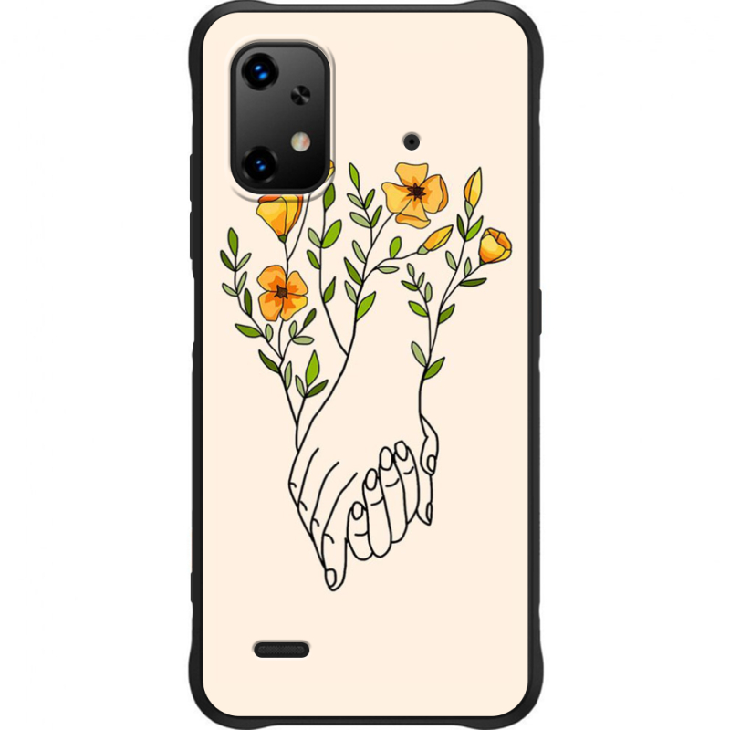 Чохол BoxFace Umidigi Bison X20 Flower Hands