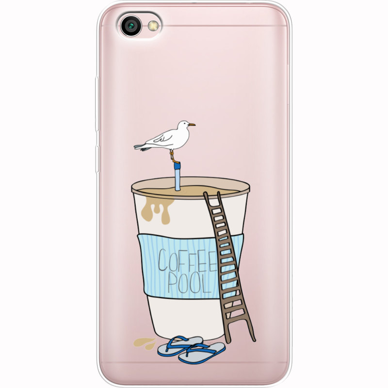 Прозрачный чехол Uprint Xiaomi Redmi Note 5A Segull in Cofee Pool