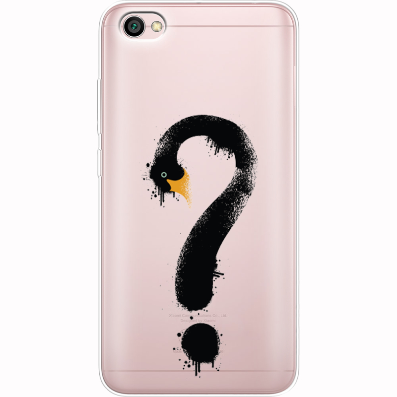 Прозрачный чехол Uprint Xiaomi Redmi Note 5A Swan question