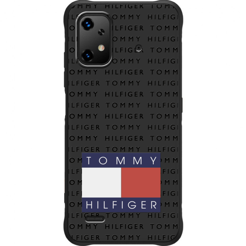 Чорний чохол BoxFace Umidigi Bison X20 Tommy Print