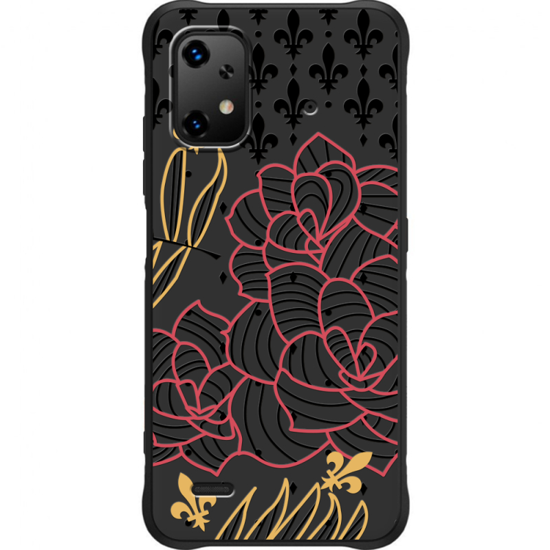 Чорний чохол BoxFace Umidigi Bison X20 FranceFlowers