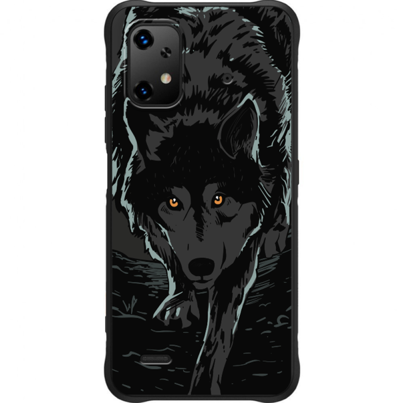 Чорний чохол BoxFace Umidigi Bison X20 Wolf