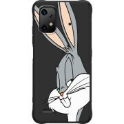 Чорний чохол BoxFace Umidigi Bison X20 Lucky Rabbit