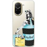 Прозорий чохол BoxFace Poco C71 City Girl