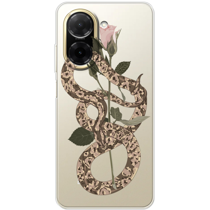 Прозорий чохол BoxFace Poco C71 Glamor Snake