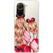 Прозорий чохол BoxFace Poco C71 Mouse Girls