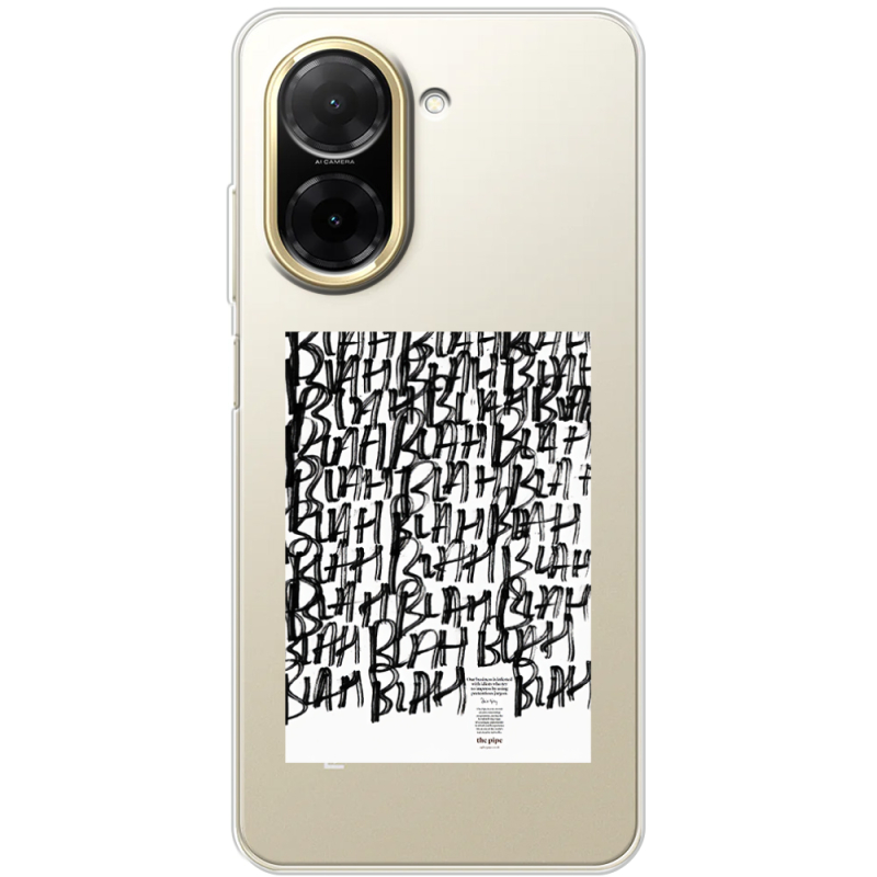 Прозорий чохол BoxFace Poco C71 Blah Blah