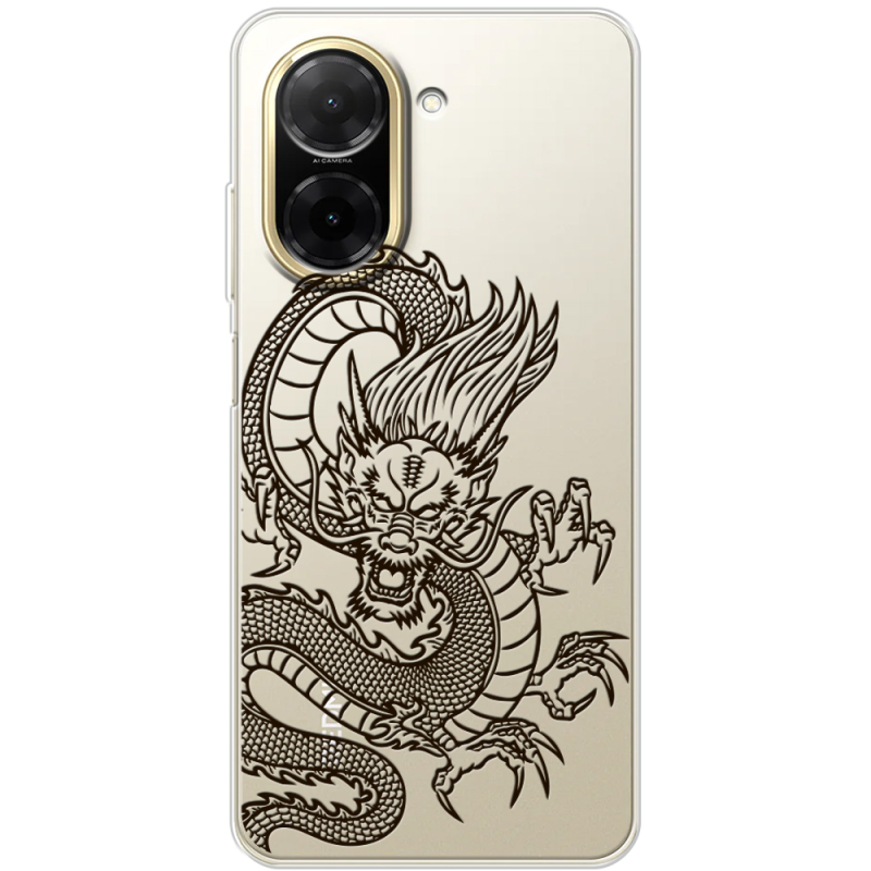 Прозорий чохол BoxFace Poco C71 Chinese Dragon