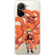 Прозорий чохол BoxFace Poco C71 Naruto and Kurama