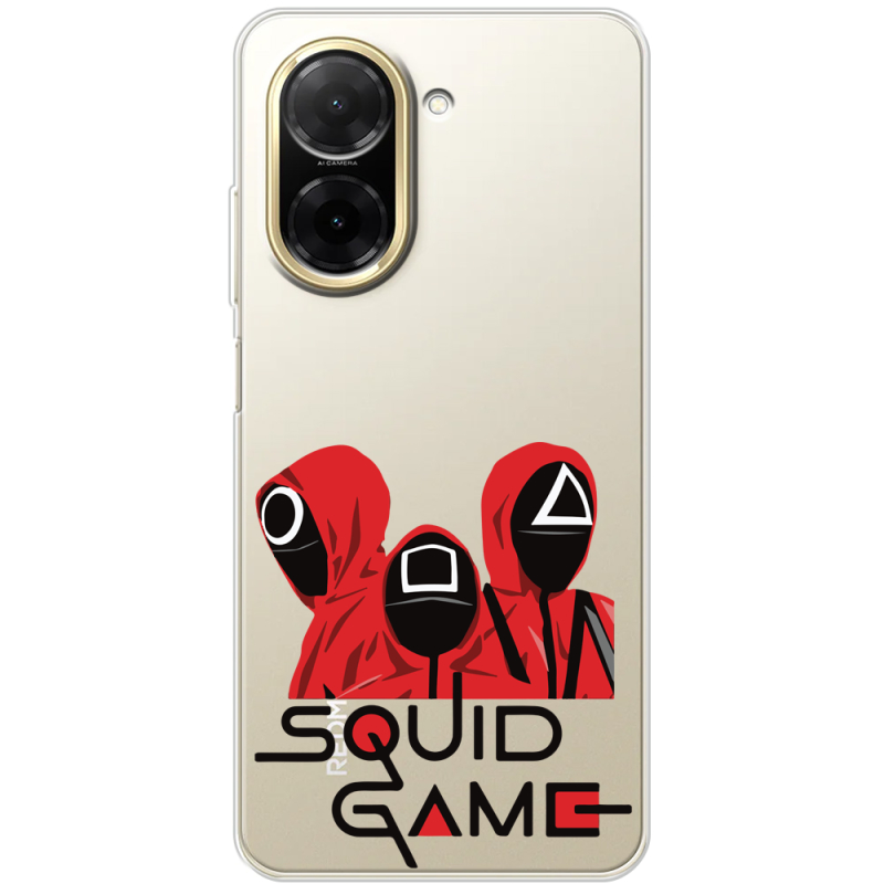 Прозорий чохол BoxFace Poco C71 siquid game люди в красном