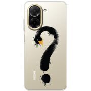 Прозорий чохол BoxFace Poco C71 Swan question