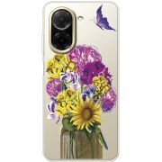 Прозорий чохол BoxFace Poco C71 My Bouquet