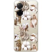 Прозорий чохол BoxFace Poco C71 Cotton and Rabbits