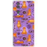 Чохол BoxFace Honor 70 Yoga Cat