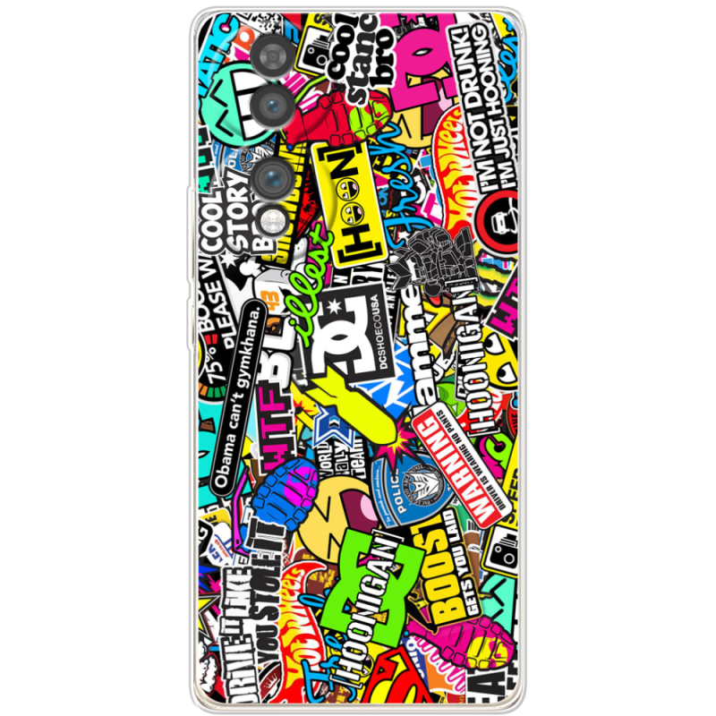 Чохол BoxFace Honor 70 Multicolored Inscriptions