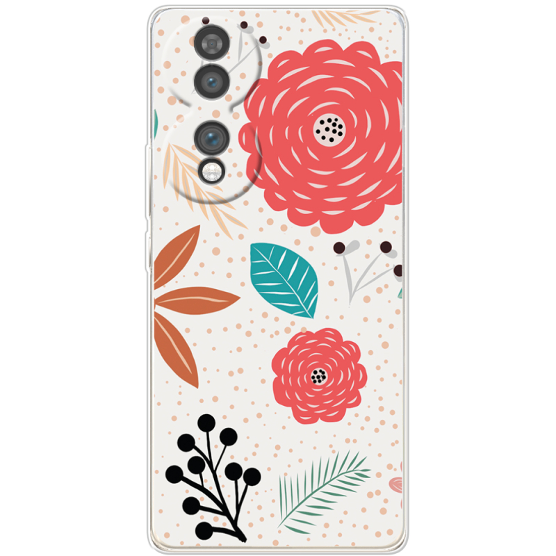 Чохол BoxFace Honor 70 Line Flowers