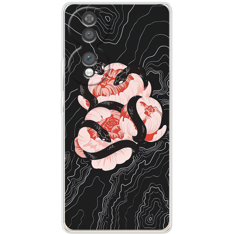 Чохол BoxFace Honor 70 Snake Rose