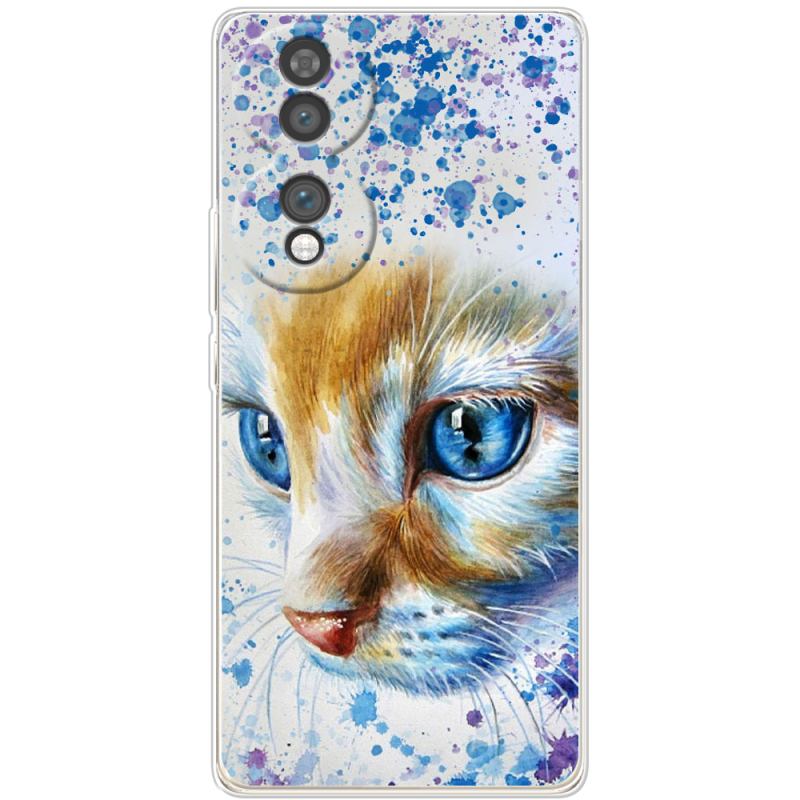 Чохол BoxFace Honor 70 Голубоглазый Кот