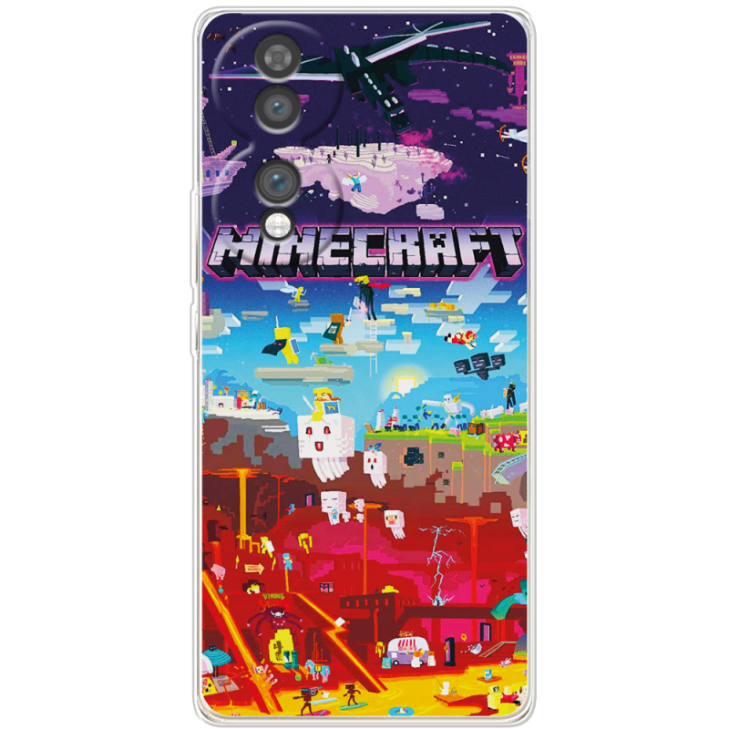 Чохол BoxFace Honor 70 Minecraft World Beyond