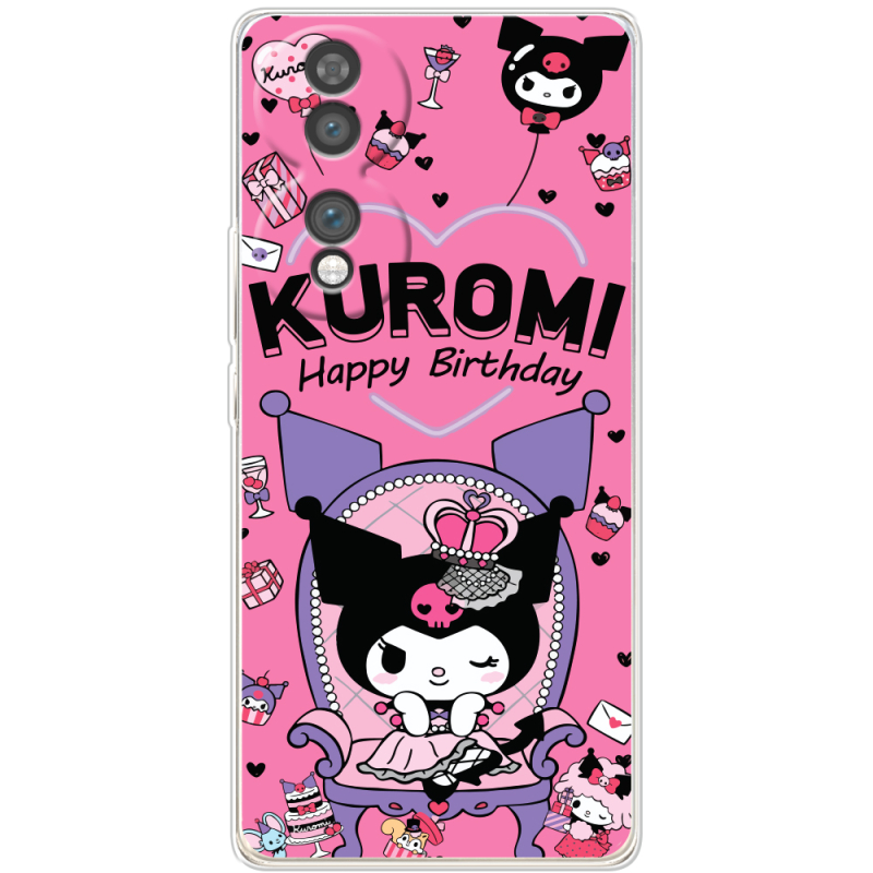 Чохол BoxFace Honor 70 День народження Kuromi