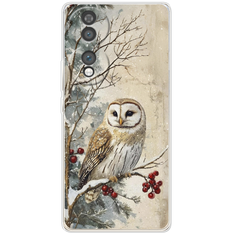 Чохол BoxFace Honor 70 Christmas Owl