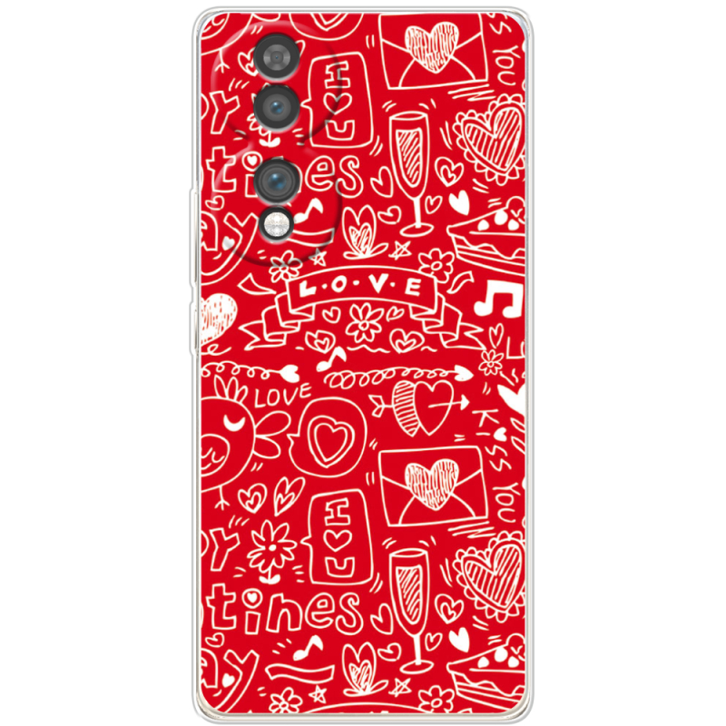 Чохол BoxFace Honor 70 Happy Valentines