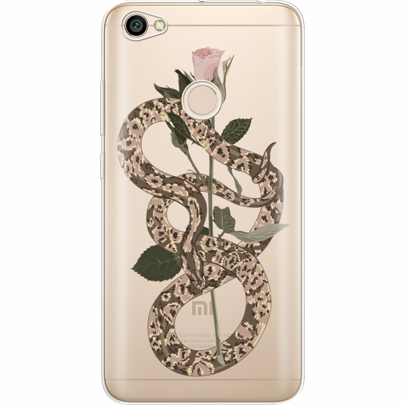 Прозрачный чехол Uprint Xiaomi Redmi Note 5A Prime Glamor Snake