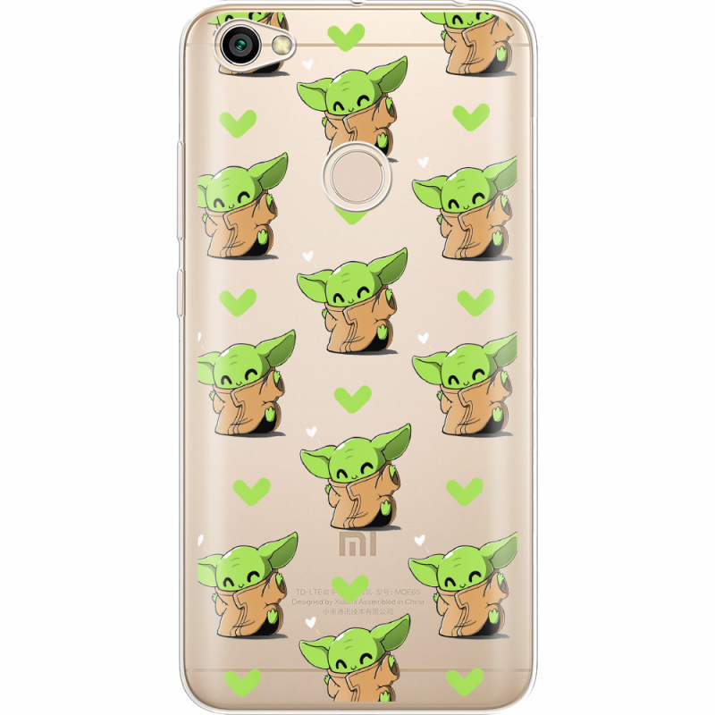 Прозрачный чехол Uprint Xiaomi Redmi Note 5A Prime Pattern Baby Yoda