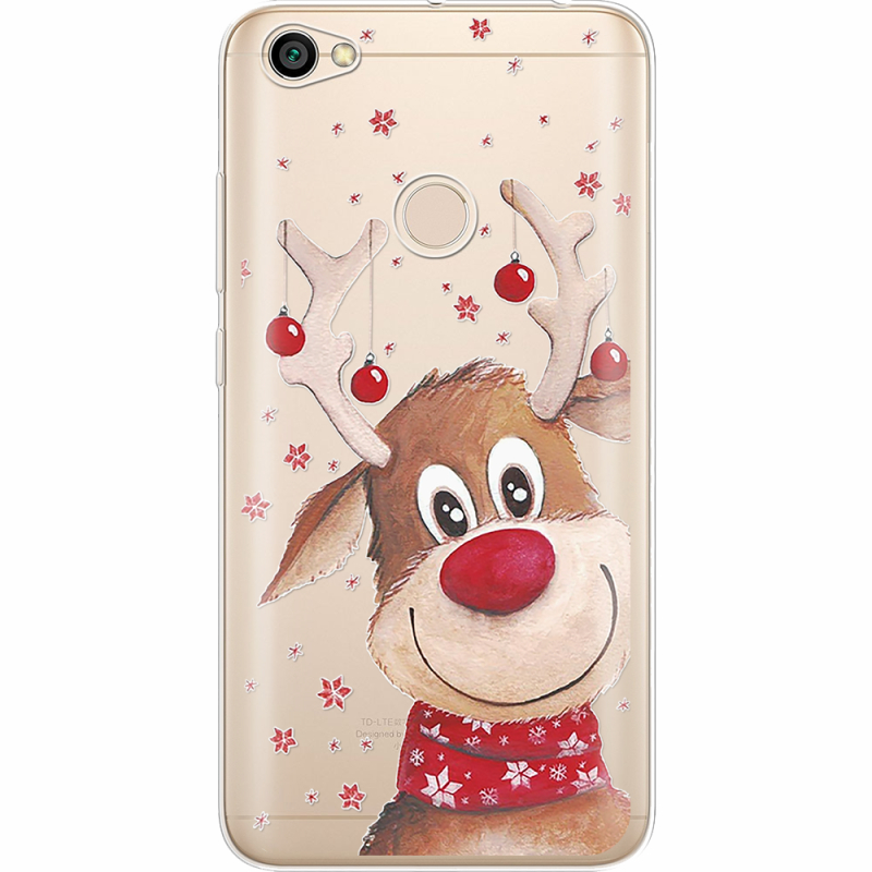 Прозрачный чехол Uprint Xiaomi Redmi Note 5A Prime Winter Deer