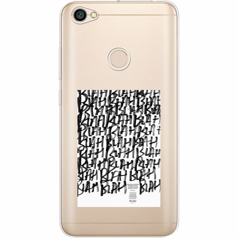 Прозрачный чехол Uprint Xiaomi Redmi Note 5A Prime Blah Blah