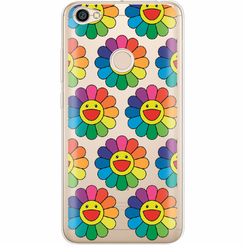 Прозрачный чехол Uprint Xiaomi Redmi Note 5A Prime Hippie Flowers